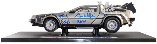 ''Back to the Future'' Cast-Signed DeLorean